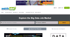 Desktop Screenshot of analytictalent.com