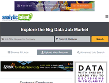 Tablet Screenshot of analytictalent.com